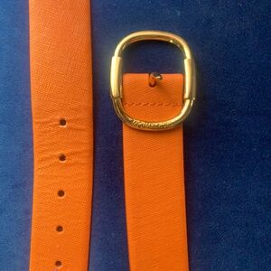 Michael Kors Orange Leather Belt Sz. S